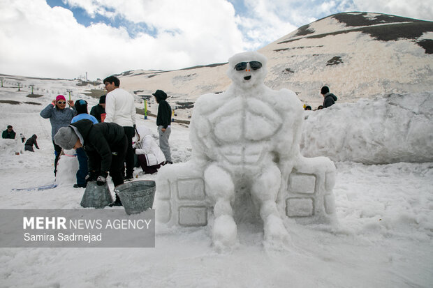 Snowman Festival at Tochal Ski Resort
