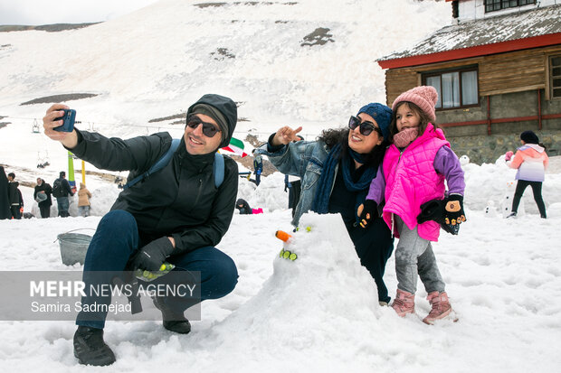 Snowman Festival at Tochal Ski Resort
