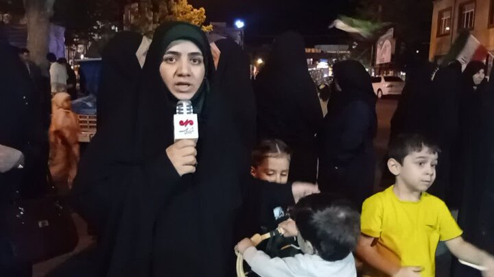 پیام بانوان بیجار گروس از میدان حماسه