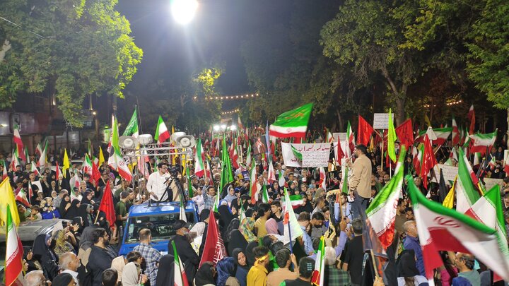 نود و هشتمین اجتماع نحن منتقمون مردم کرمانشاه