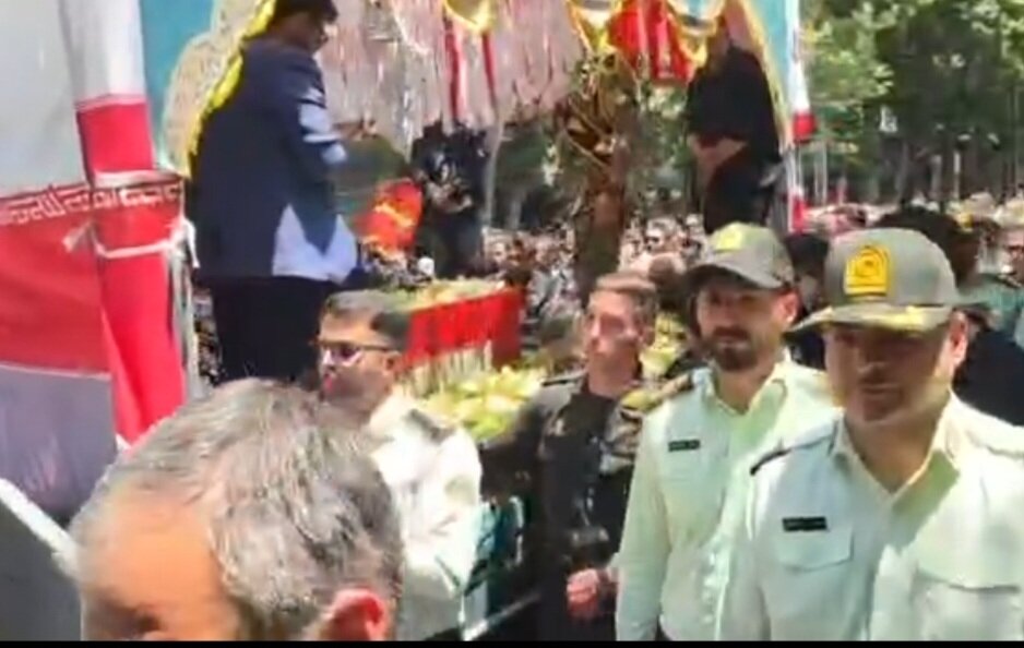 مراسم تشییع شهید مدافع وطن محمد شاهی در شهریار