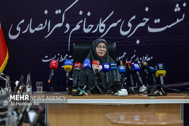 نشست خبری رئیس سازمان حفاظت محیط زیست