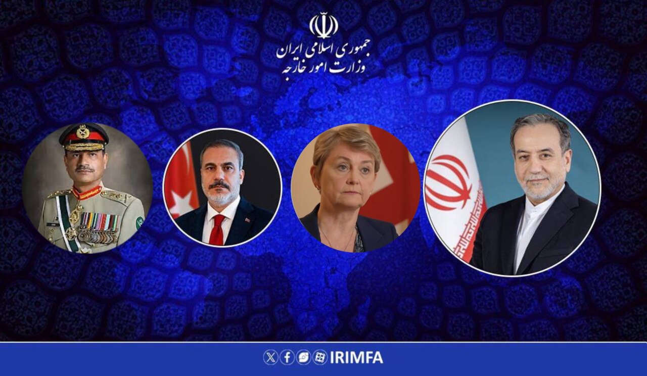 تماس‌های عراقچی با وزرای خارجه انگلیس، ترکیه و فرمانده ارتش 