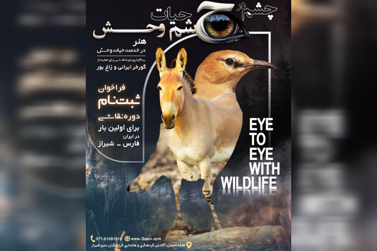 رویداد تجسمی «چشم در چشم حیات‌وحش» برگزار می‌شود