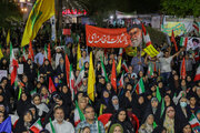 اجتماع باشکوه عزاداران سیدالشهدا(ع) در آزادشهر برگزار شد