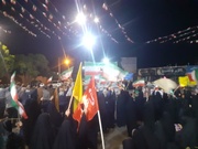 حماسه آفرینی مردم خمین در ایستگاه صدم قرار عاشقی