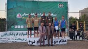 مسابقات فوتوالی «گرامیداشت فرشتگان آسمانی میناب» در بجنورد برگزار شد