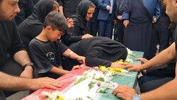 تصاویری از مراسم تشییع شهید جعفرزاده در زادگاهش فومن