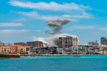 هجوم إسرائيلي عنيف على مدينة صور، لبنان