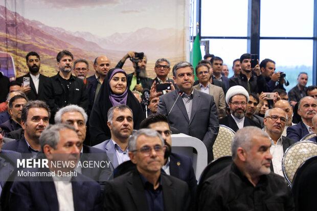 آیین افتتاح رسمی راه‌آهن اردبیل