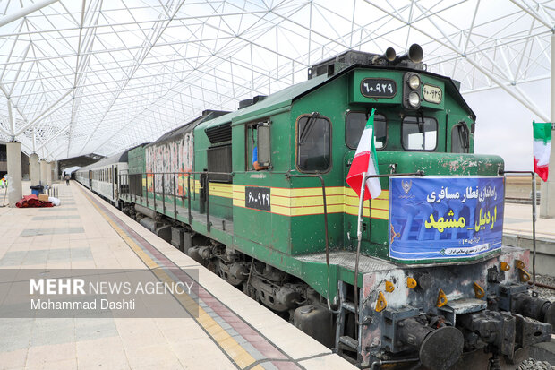 آیین افتتاح رسمی راه‌آهن اردبیل