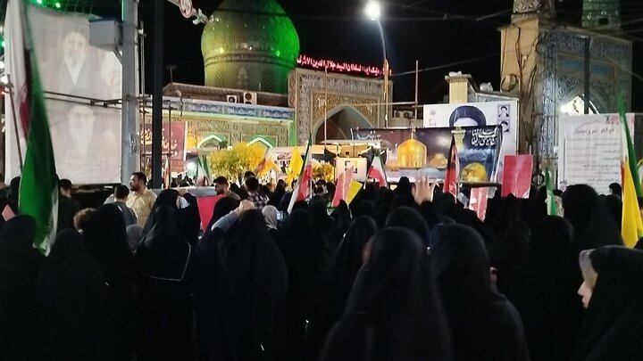 گزارش خبرنگار مهر از صد و یکمین حضور حماسی مردم آستانه اشرفیه