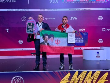 هم‌صدایی رزمی‌کار لردگانی با میناب؛ روی سکوی قهرمانی با دشمن می‌جنگم