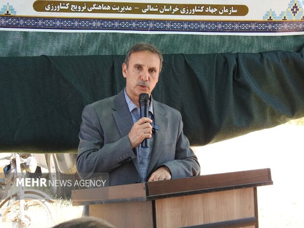 محمود آبادی: مانه دارای ظرفیت بالای کشاورزی در خراسان شمالی است