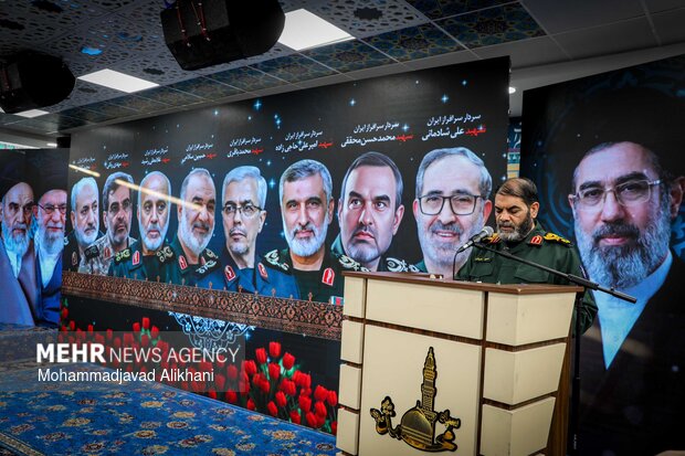 مراسم اولین سالگرد شهدای اقتدار ایران
