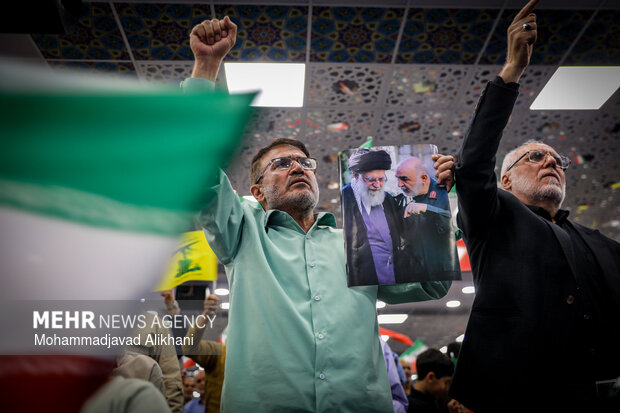 مراسم اولین سالگرد شهدای اقتدار ایران