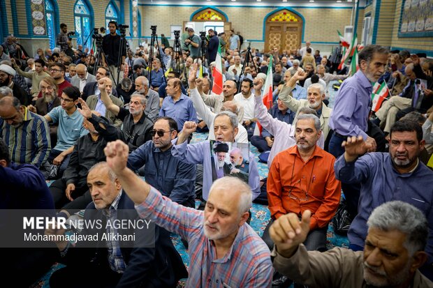 مراسم اولین سالگرد شهدای اقتدار ایران