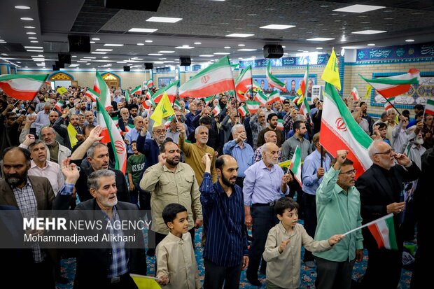 مراسم اولین سالگرد شهدای اقتدار ایران