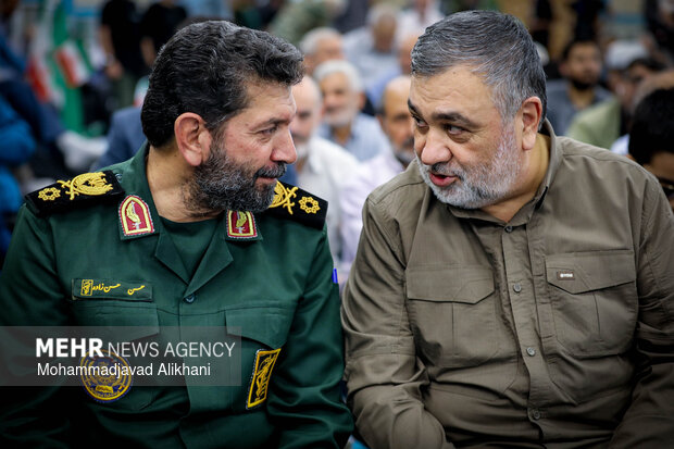 مراسم اولین سالگرد شهدای اقتدار ایران