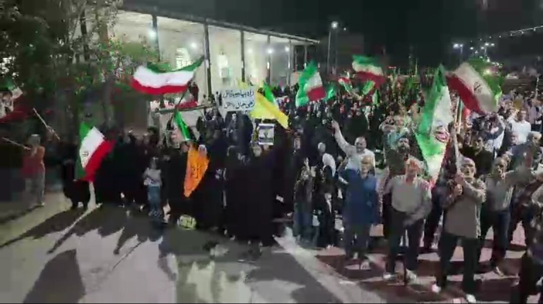 مردم بهاباد تا پای جان در سنگر ایران ابرقدرت