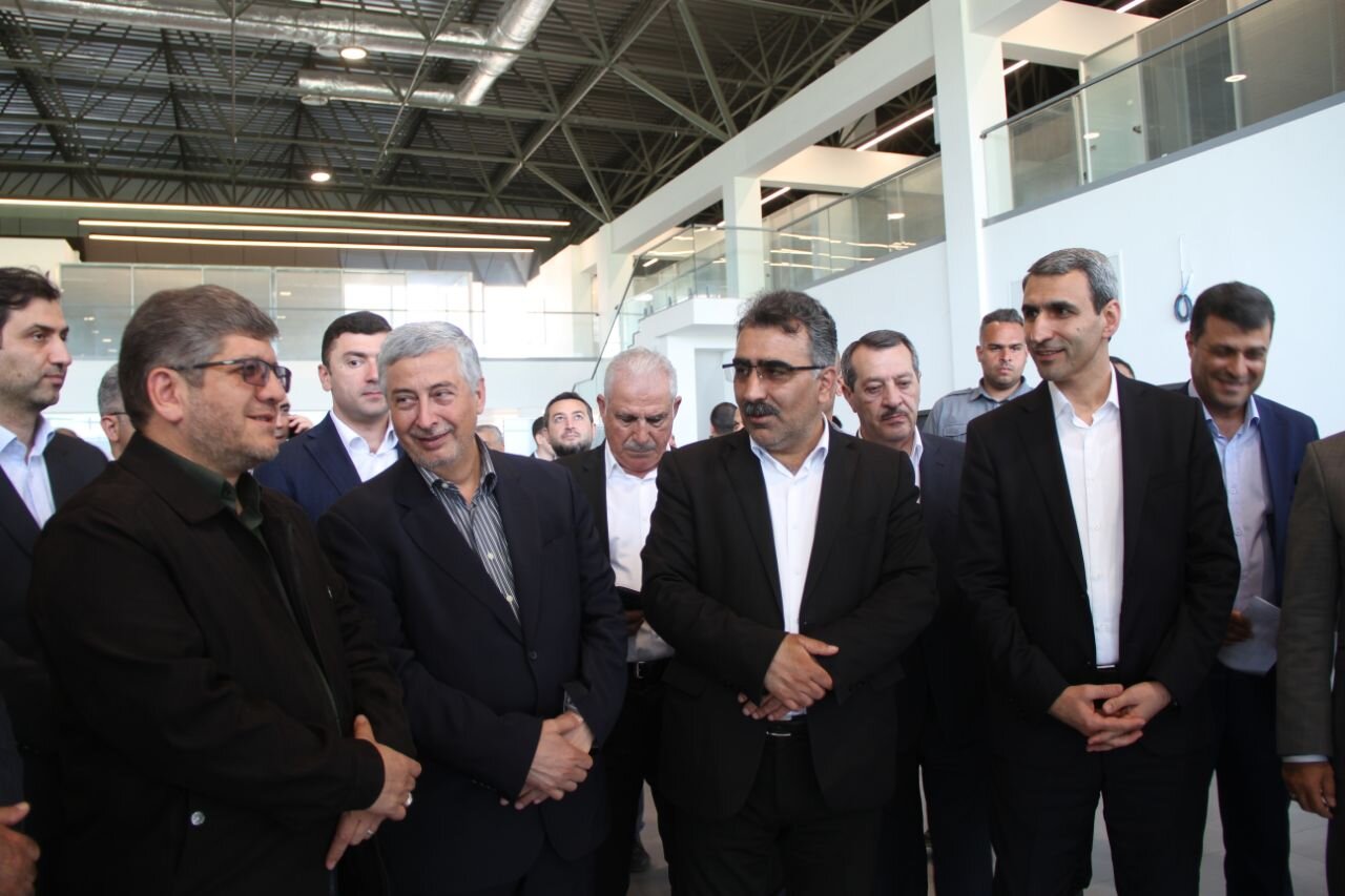 بازدید مدیران راه‌آهن ایران و آذربایجان از بارانداز ریلی آست