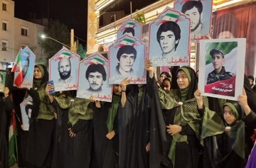 فریاد «هیهات من الذله» هریسی‌ها در صدودومین اجتماع شبانه بیعت با رهبری