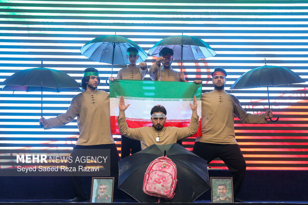 مراسم گرامیداشت اولین سالگرد شهدای جنگ ۱۲ روزه