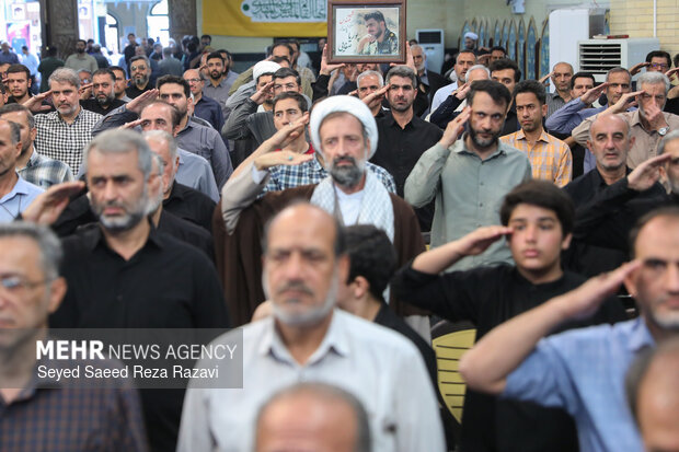 مراسم گرامیداشت اولین سالگرد شهدای جنگ ۱۲ روزه