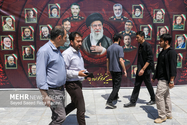 مراسم گرامیداشت اولین سالگرد شهدای جنگ ۱۲ روزه