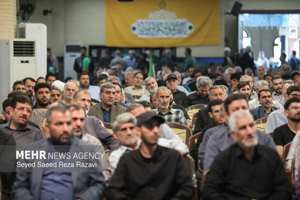 مراسم گرامیداشت اولین سالگرد شهدای جنگ ۱۲ روزه