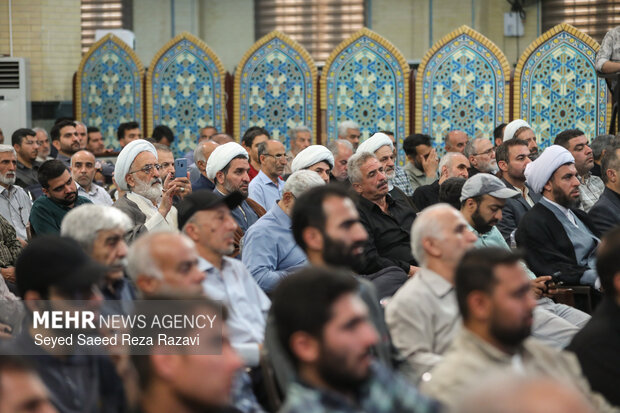 مراسم گرامیداشت اولین سالگرد شهدای جنگ ۱۲ روزه