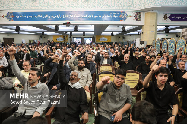 مراسم گرامیداشت اولین سالگرد شهدای جنگ ۱۲ روزه