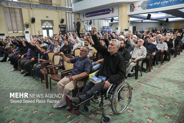 مراسم گرامیداشت اولین سالگرد شهدای جنگ ۱۲ روزه