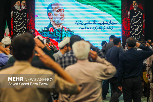 مراسم گرامیداشت اولین سالگرد شهدای جنگ ۱۲ روزه