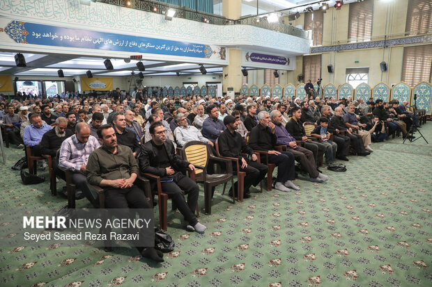 مراسم گرامیداشت اولین سالگرد شهدای جنگ ۱۲ روزه
