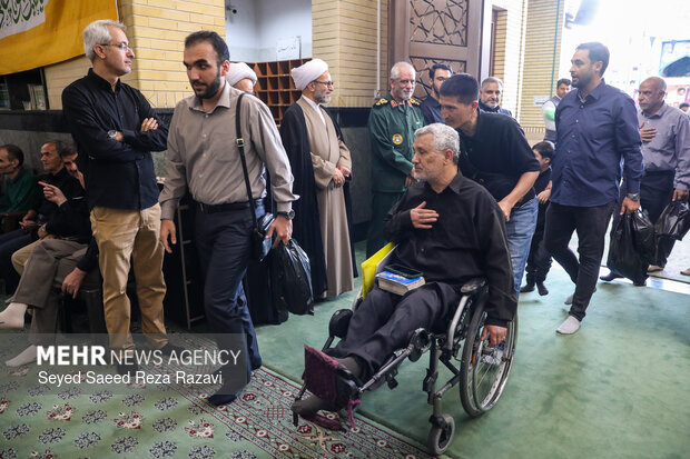 مراسم گرامیداشت اولین سالگرد شهدای جنگ ۱۲ روزه