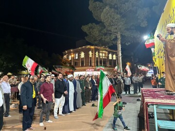 برگزاری یکصد و سومین قرار شبانه در چناران