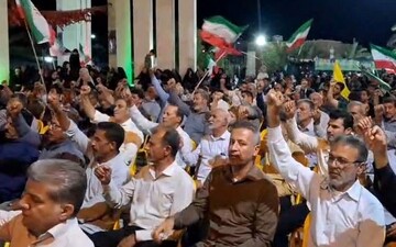 اجتماع حماسی مردم انقلابی آبدان