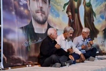نوحه سنتی «پامنبری» در اجتماع شبانه آبدان