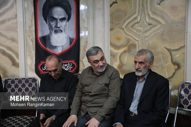 مراسم اولین سالگرد شهادت سردار شهید محمد باقری