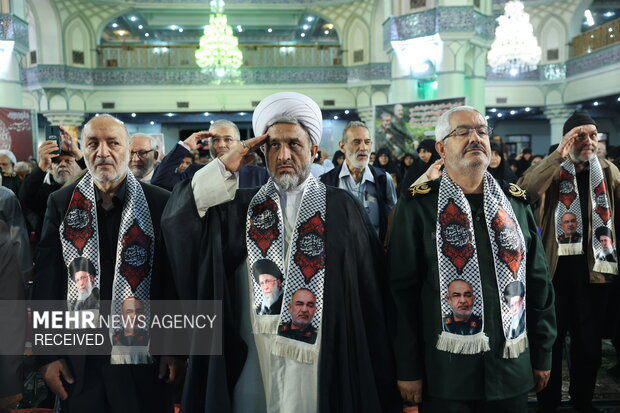 مراسم اولین سالگرد سردار شهید حسین سلامی