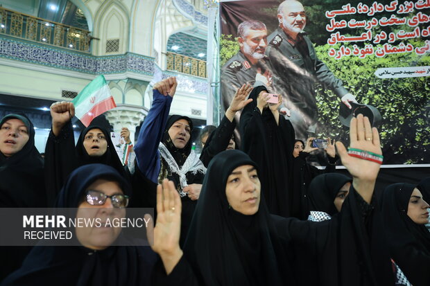 مراسم اولین سالگرد سردار شهید حسین سلامی
