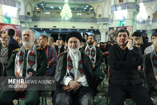 مراسم اولین سالگرد سردار شهید حسین سلامی