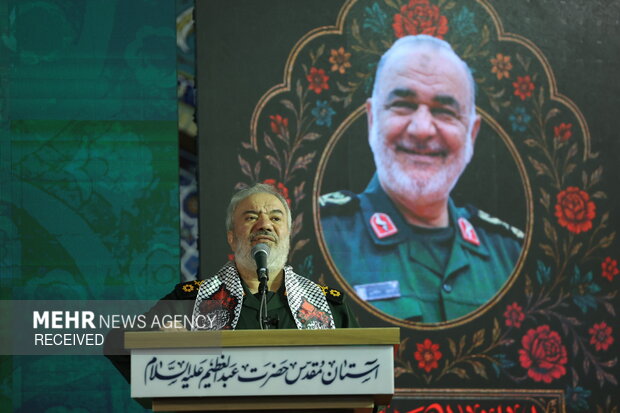 مراسم اولین سالگرد سردار شهید حسین سلامی
