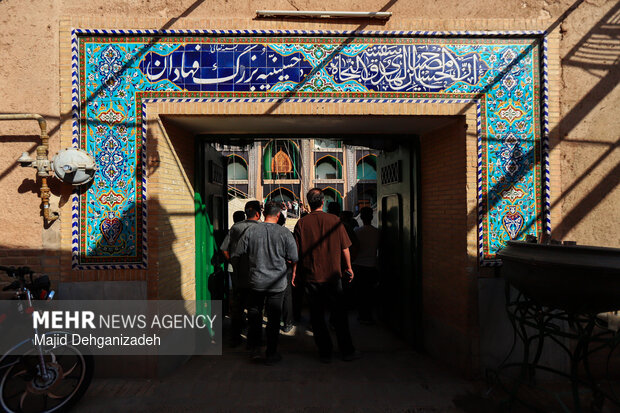 آیین سنتی پوش کشی حسینیه بزرگ فهادان یزد