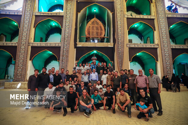 آیین سنتی پوش کشی حسینیه بزرگ فهادان یزد