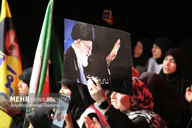 بیعت کفن پوشان ورامینی با آرمان‌های قائد شهید