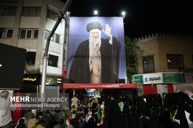 بیعت کفن پوشان ورامینی با آرمان‌های قائد شهید