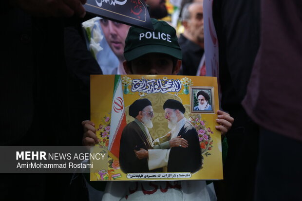 بیعت کفن پوشان ورامینی با آرمان‌های قائد شهید