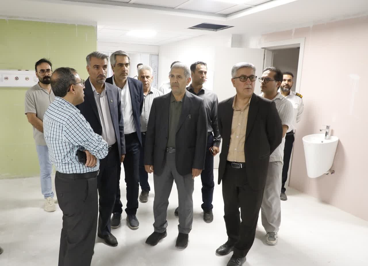 فيزيكي،بازديد،دانشگاه،نمازي،عمراني،پيشرفت،درماني،بيمارستان،ر ...
